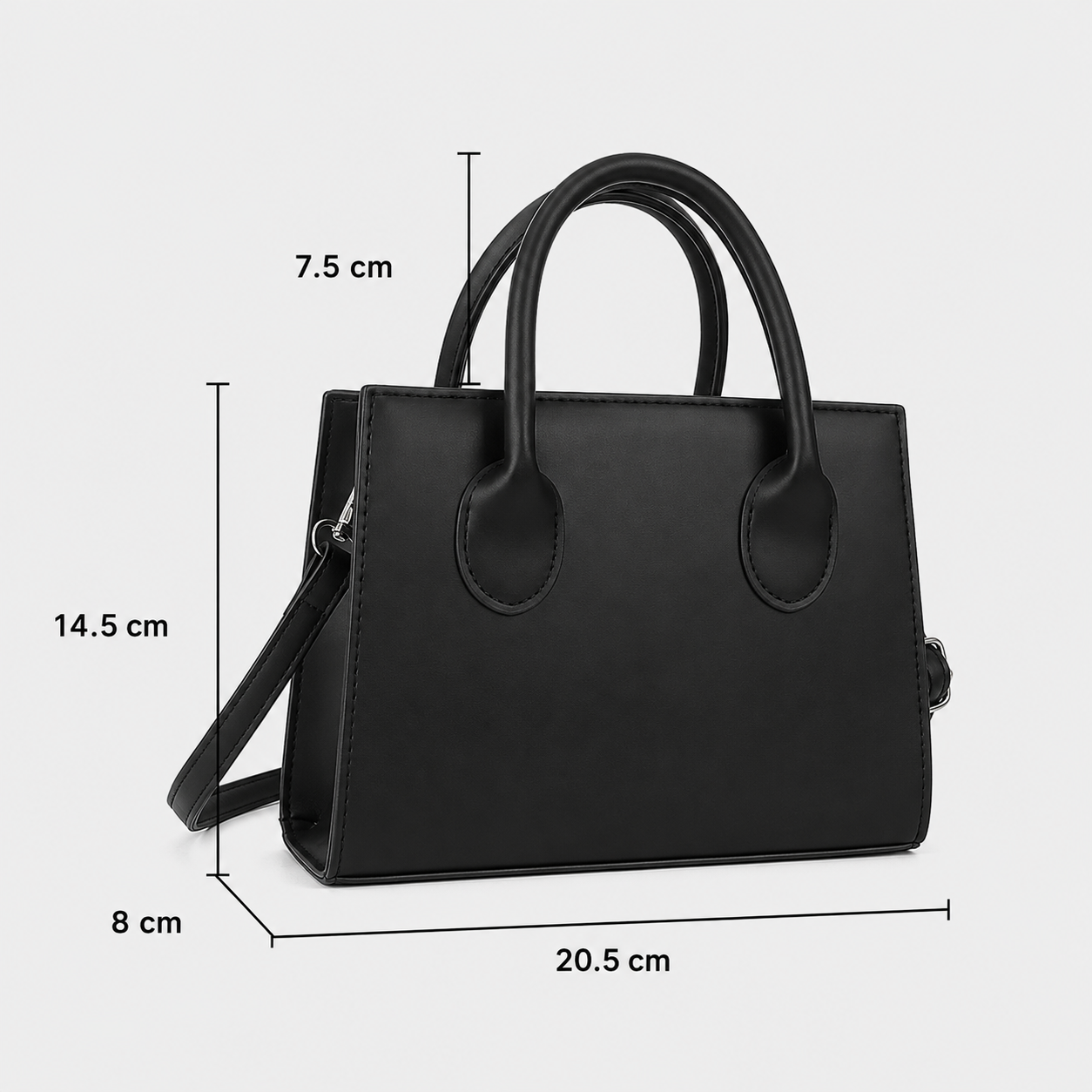 Crossbodyväska med Dragkedja